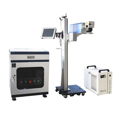 Létající UV laserový značkovací stroj